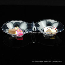 PP/PS Plastic Disk Disposable Saucer 8 Shaped Dish